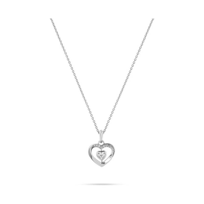 JETTE Kette TWISTED HEART 89193474 925er Silber, recycelt von JETTE