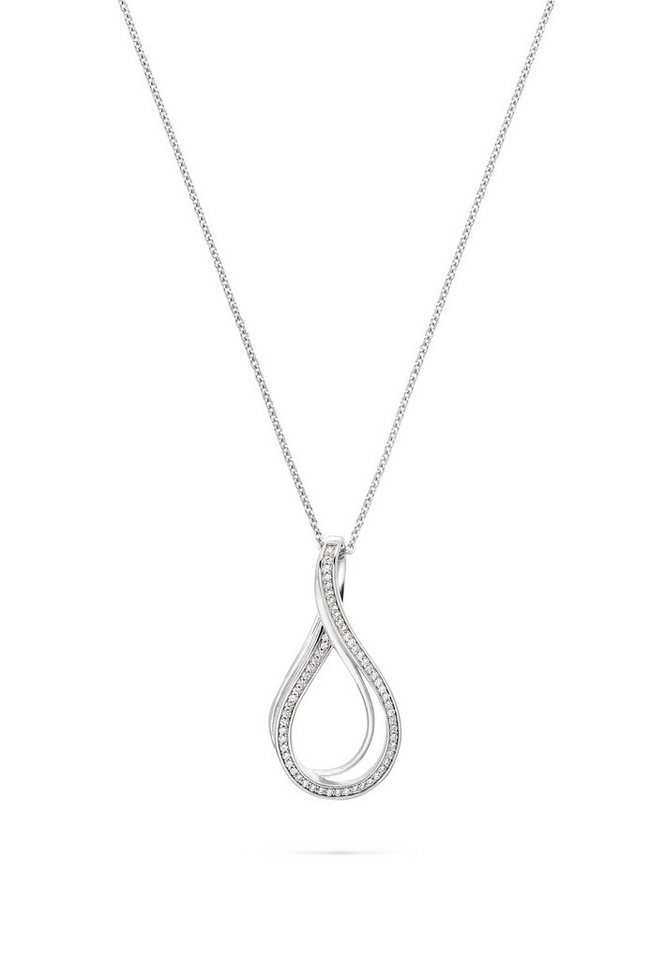 JETTE Kette mit Anhänger Infinity Damen Halskette 925er Silber – filigraner Schmuck 88336089NL, mit Unendlichkeits-Symbol, 70 cm von JETTE