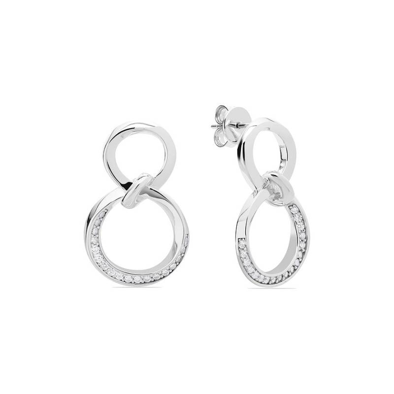 JETTE Ohrhänger LOOP 89207968 925er Silber, recycelt von JETTE