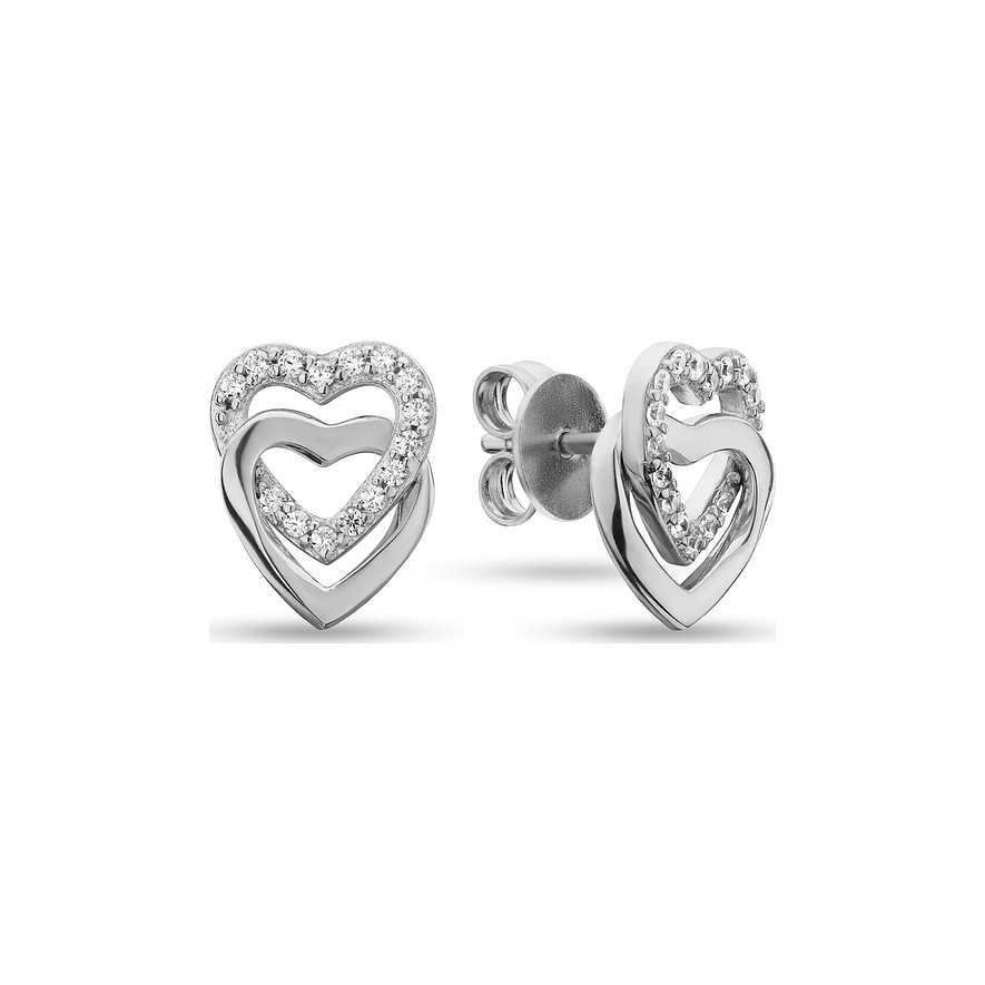 JETTE Ohrstecker HEARTBEAT 88184769 925er Silber von JETTE