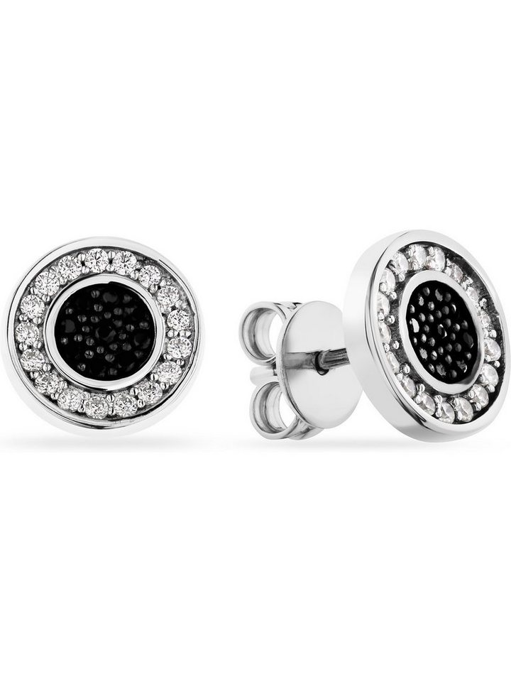 JETTE Paar Ohrstecker JETTE Damen-Ohrstecker 925er Silber 34 Zirkonia, ESSENCE JETTE Paar Ohrstecker JETTE Damen-Ohrstecker 925er Silber 34 Zirkonia, ESSENCE von JETTE