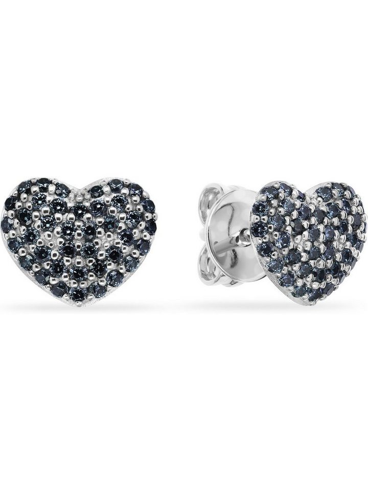 JETTE Paar Ohrstecker JETTE Damen-Ohrstecker 925er Silber 78 Zirkonia von JETTE