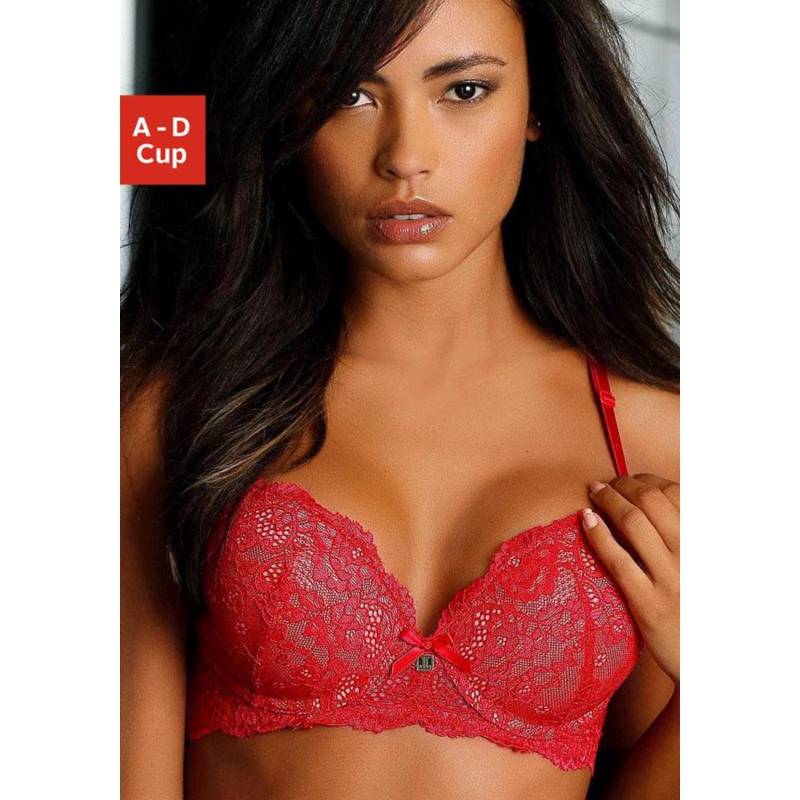 JETTE Push-up-BH Damen rot Gr.70B von JETTE