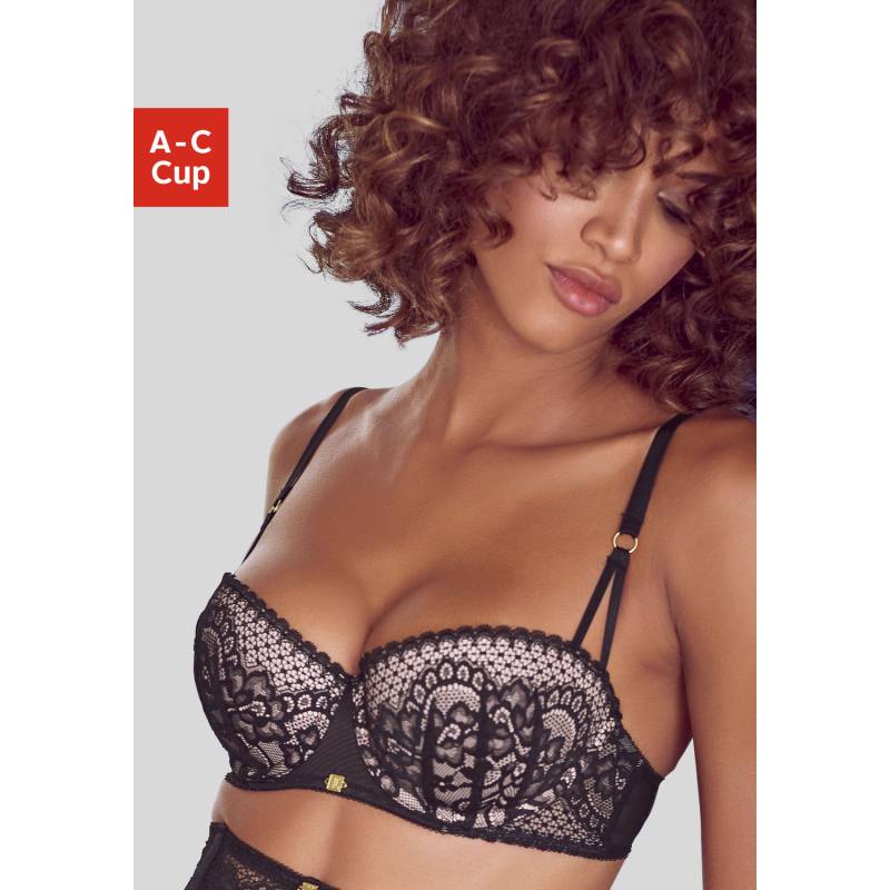 JETTE Push-up-BH Damen schwarz Gr.70C von JETTE