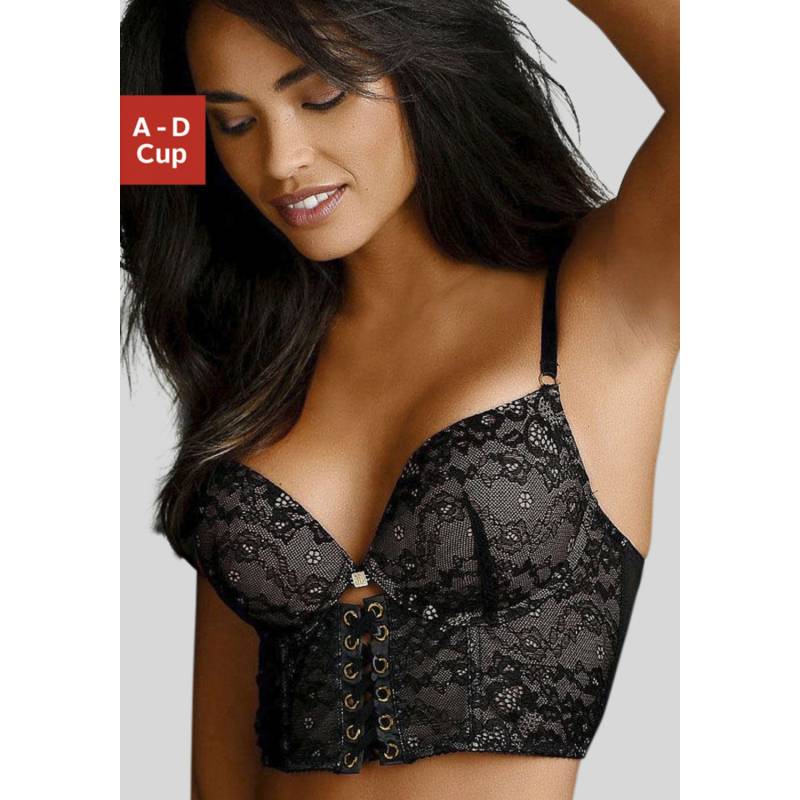 JETTE Push-up-BH Damen schwarz Gr.70B von JETTE
