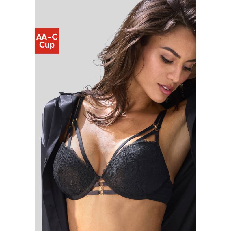 JETTE Push-up-BH Damen schwarz Gr.90AA von JETTE