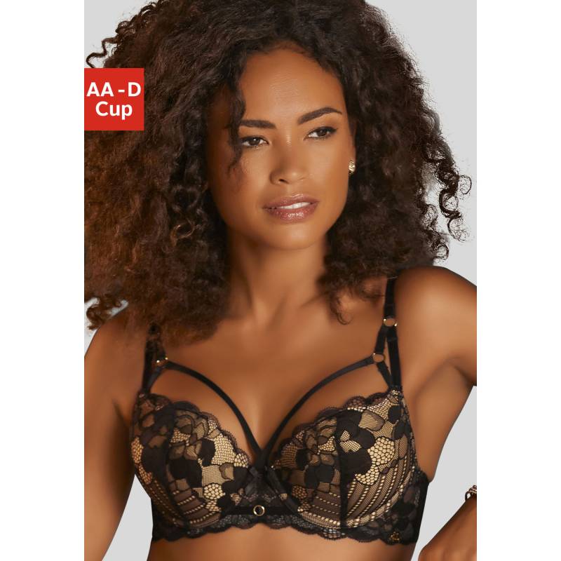 JETTE Push-up-BH Damen schwarz Gr.90AA von JETTE