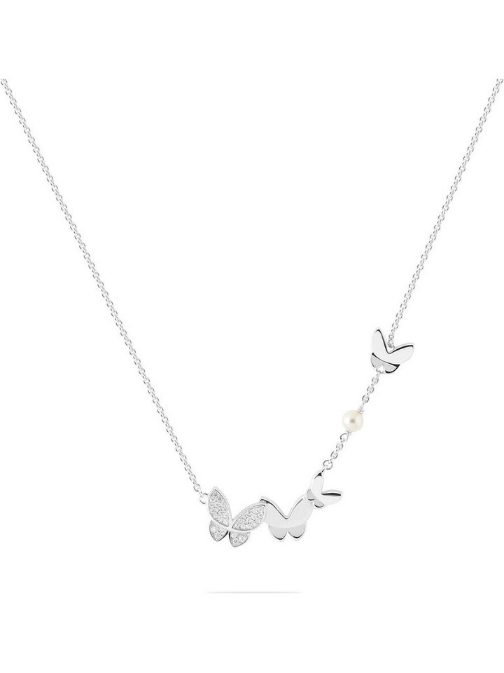 JETTE Silberkette JETTE Damen-Kette 925er Silber, recycelt Perlmutt, JOY von JETTE