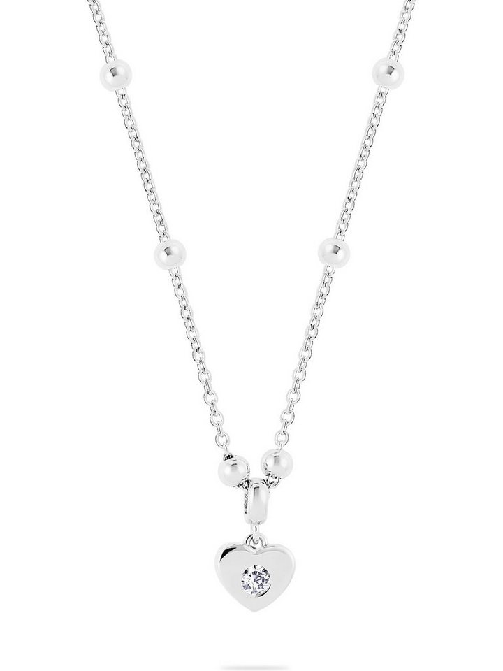JETTE Silberkette JETTE Damen-Kette 925er Silber 1 Zirkonia Herz, ETERNAL von JETTE