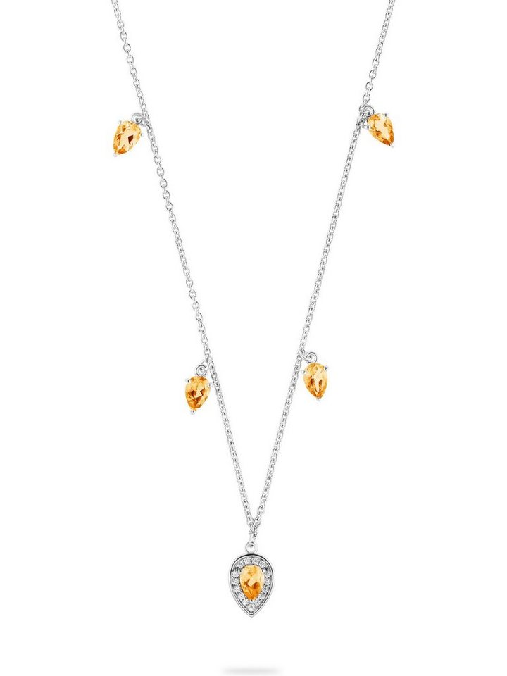 JETTE Silberkette JETTE Damen-Kette 925er Silber 15 Zirkonia von JETTE