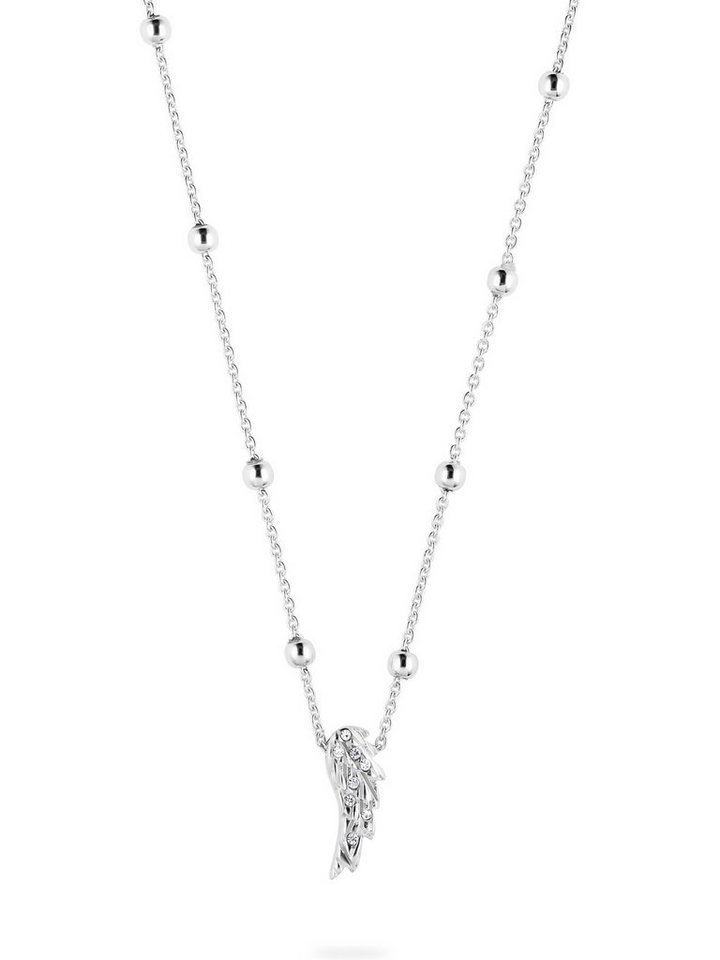 JETTE Silberkette JETTE Damen-Kette 925er Silber 8 Zirkonia Flügel, ANGELS von JETTE