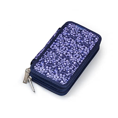 JEVA - Twozip Pencil Case - Purple Pequena (8865-92) von JEVA