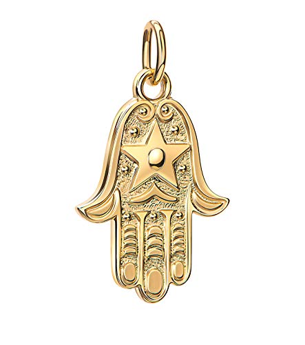 JEVELION Anhänger Hand der Fatima 333 Gold 8 Karat / 8K für Damen. von JEVELION