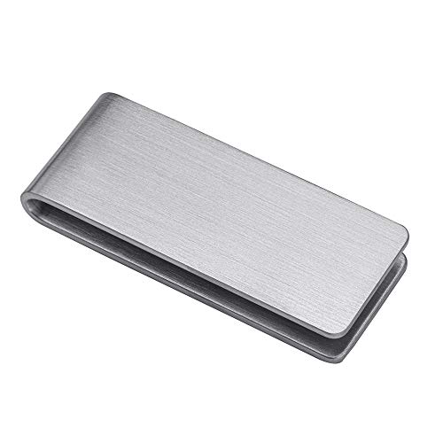 JEVELION Herren Geldklammer massiv 925 Silber, Geldscheinklammer, Accessoire, 50 mm x 20 mm, Made in Germany von JEVELION