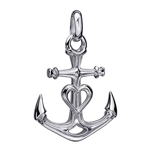 JEVELION Großer Silber Anhänger Anker Maritim 925 Sterlingsilber für Herren von JEVELION