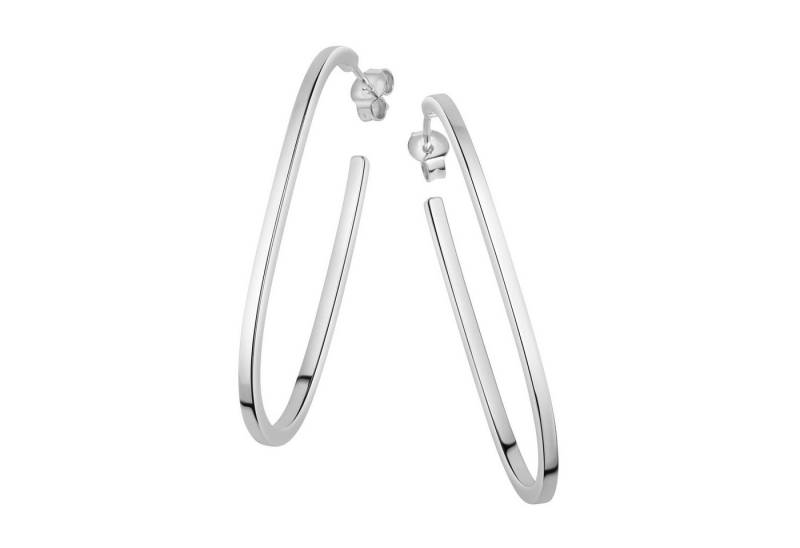 JEVELION Creolen-Set Creolen-Set OHRSTECKER Silbercreolen Kreolen 925 Sterlingsilber (Ohrschmuck Silber, 2-tlg., für Damen und Mädchen), Made in Germany von JEVELION