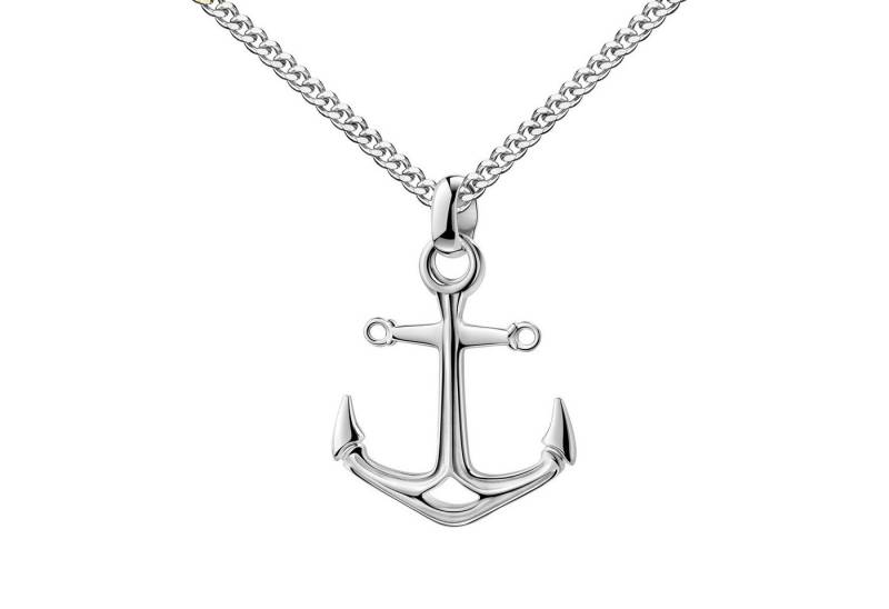 JEVELION Silberkette 925 Silber großer Anker-Kettenanhänger - Made in Germany (Ankeranhänger, für Damen und Herren), Mit Silberkette 925 - Länge wählbar 36 - 70 cm oder ohne Kette. von JEVELION