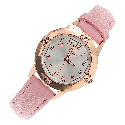 JEWEDECO Handgefertigte Uhr Stilvolle Mädchenuhr Lauflicht Für Anlässe von JEWEDECO