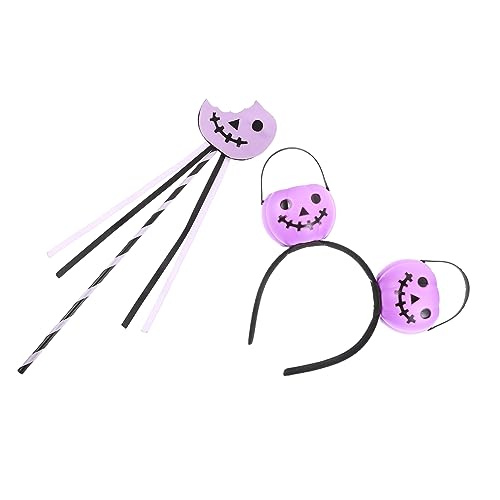 JEWEDECO 1satz Halloween Kostüm Zubehör Set Magische Haarschleife Und Zauberstab Für Kostümpartys Cosplay Und Festlichkeiten Halloween Dekoration Und Partyaccessoires von JEWEDECO