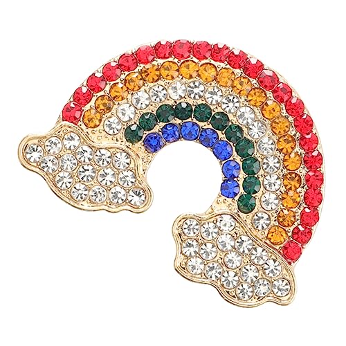 JEWEDECO Einzigartige Anstecknadel Modische Regenbogen-brosche Für Damen Party-accessoire von JEWEDECO