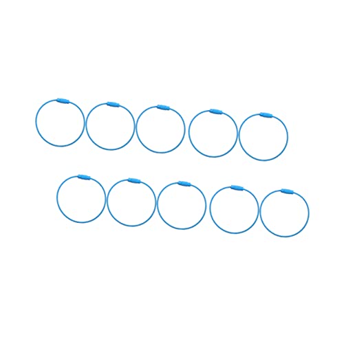 JEWEDECO Metall-schlüsselanhängerteile Ring-schlüsselanhänger Schlüsselanhängerring Langlebig Schlicht Einfach Installieren von JEWEDECO
