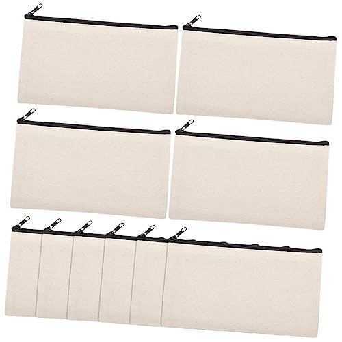 JEWEDECO 10St Sublimationsfedermäppchen Leere DIY-Make-up-Tasche Sublimations-Make-up-Tasche Stofftaschen Storage Pockets Storage Bags Wäschesack Basteltasche selber Machen Segeltuch JEWEDECO 10St Sublimationsfedermäppchen Leere DIY-Make-up-Tasche Sublimations-Make-up-Tasche Stofftaschen Storage Pockets Storage Bags Wäschesack Basteltasche selber Machen Segeltuch von JEWEDECO