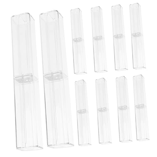 JEWEDECO 10stücke Federmäppchen Aus Kunststoff Bleistift-Organizer Für Schüler Multifunktions-stifteboxen Mit Großer Kapazität Leichte Stifte-aufbewahrungsboxen Für Schule Und Büro von JEWEDECO