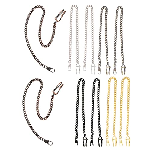 JEWEDECO 10stücke Retro Taschenuhr Ketten Aus Antikem Legierungsmaterial Lange Uhrkette Für Herren Und Damen Und Rotkupfer Vielseitig Einsetzbar Für Taschenuhren Und Mehr von JEWEDECO