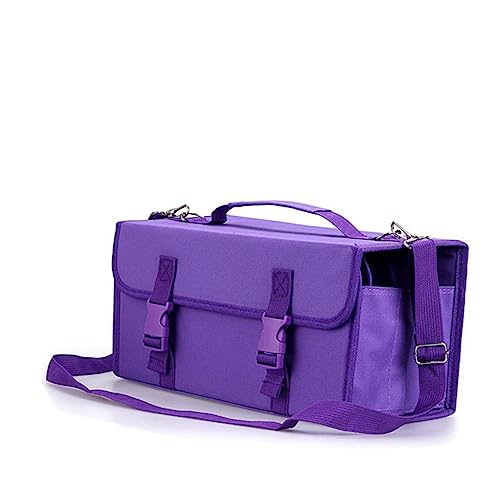 JEWEDECO Kunstmarkertasche Mit Hoher Kapazität Aufbewahrungstasche Für 120 Stifte Mit Abnehmbarer Hülle Mit Reißverschluss Für Tischstaffelei JEWEDECO Kunstmarkertasche Mit Hoher Kapazität Aufbewahrungstasche Für 120 Stifte Mit Abnehmbarer Hülle Mit Reißverschluss Für Tischstaffelei von JEWEDECO