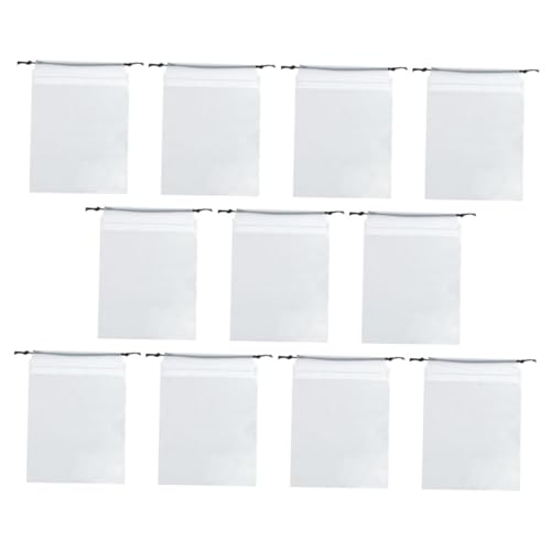 JEWEDECO 14stücke Schuhtasche Mit Kordelzug Zum Reisen Transparente Schuhsack-Organizer Zum Packen Platzsparende Schuh-aufbewahrungsbeutel Für Damen Und Herren Leicht Und Vielseitig von JEWEDECO