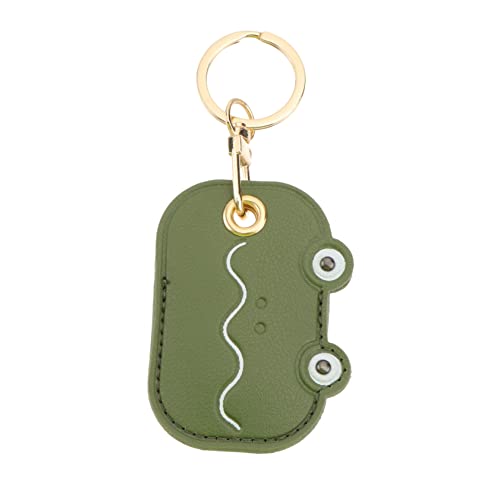 JEWEDECO Cartoon Ledertasche Schlüsselanhänger Kreativer Schlüsselanhänger Hängende Dekoration Access Control Bag von JEWEDECO