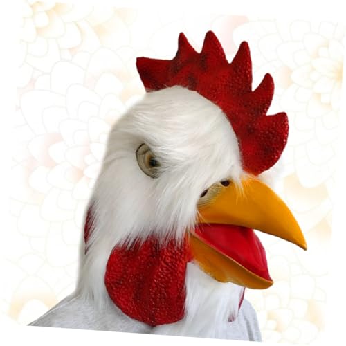 JEWEDECO Hahn Halloween Kostüm Neuheit Simulation Requisit Party Zubehör Lebensechte Details Langlebig von JEWEDECO