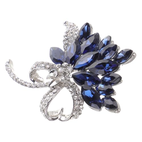 JEWEDECO 1Stück Kristallbrosche Legierung Vielseitige Anstecknadel für Damen Kreatives Design für Partys Hochzeiten und Besondere Anlässe von JEWEDECO