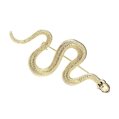 JEWEDECO Stilvolle Schlangenbrosche Für Damen Schlangenbrosche Legierung Brustnadel Für Kleidung Modeaccessoire von JEWEDECO