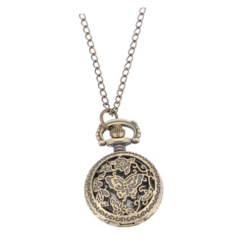 JEWEDECO Taschenuhr Vintage Leichte Uhr Mit Kette Klassische Uhr Mit Hängender Kette von JEWEDECO