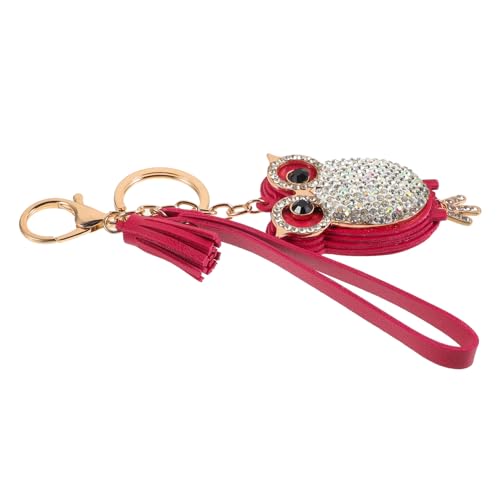 JEWEDECO Schlüsselanhänger Eule Metall Kreativer Diamant-Design Anhänger Hängeanhänger Für Tasche Rucksack Schlüssel Halterung Leicht von JEWEDECO