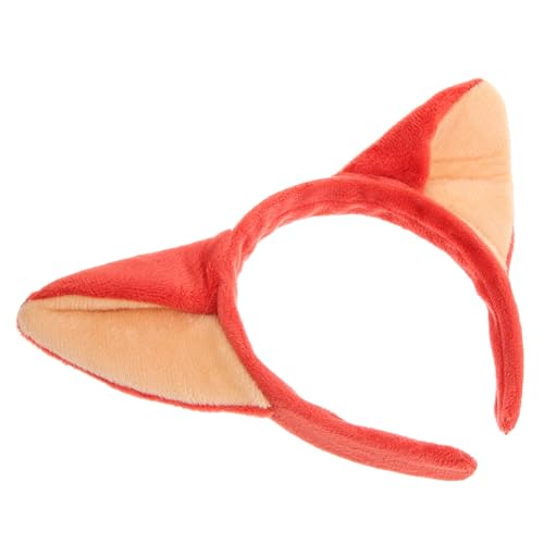JEWEDECO 1stück Katzenohren Haarband Für Partys Niedliches Tierkopfband Rotes Accessoire Für Halloween Cosplay Leicht Und Langlebig Für Kostümpartys Und Festlichkeiten von JEWEDECO