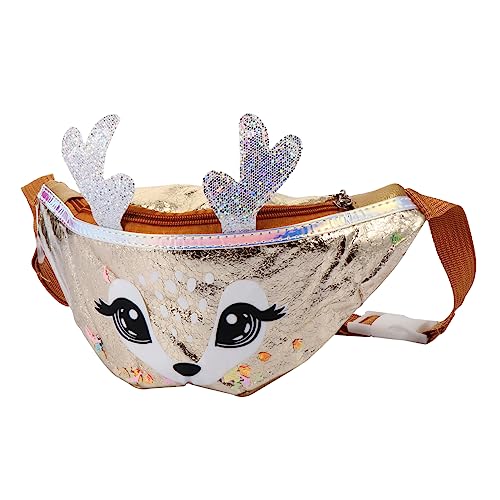 JEWEDECO Münzgeldbörse Rehkitz-Form Tasche Langlebiges Material Praktische Umhängetasche Für Mädchen Reisen Und Alltag von JEWEDECO