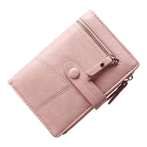 JEWEDECO 1stück Damen Pu Geldbörse Mit Reißverschluss Multifunktionale Karten Und Münztasche Kompakte Handtasche Für Alltag Und von JEWEDECO