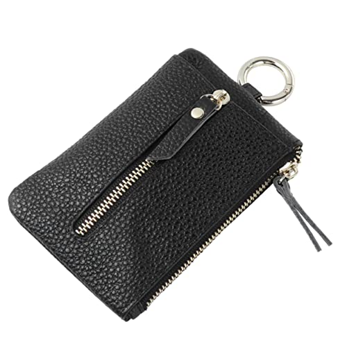 JEWEDECO 1stück Multifunktionale Handtasche Mit Reißverschluss Eleganter Schwarzer Schlüsselwechsel Geldbeutel Leicht Und Geräumig Für Täglichen Gebrauch Handheld Purse Für Damen von JEWEDECO