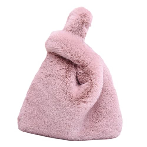 JEWEDECO 1stück Plüsch Tote Bag Für Damen Große Kapazität Handtasche Für Alltag Shopping Und Freizeit Modisches Langlebiges Design Zartem von JEWEDECO