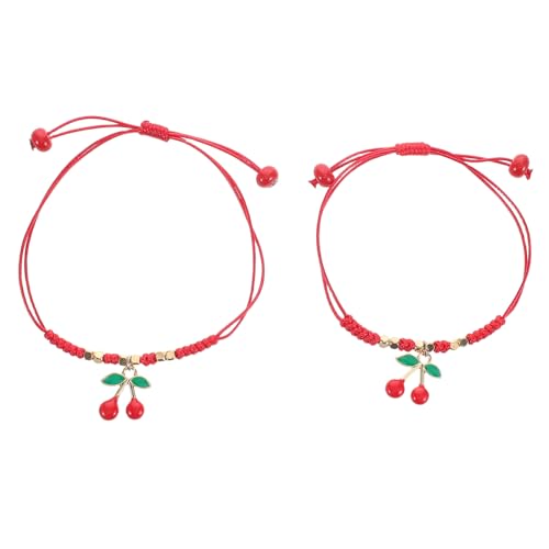 JEWEDECO 2 Stück Handgefertigte Freundschaftsarmbänder mit Verstellbare Geflochtene Armbänder für Einzigartiges Design für Partys von JEWEDECO