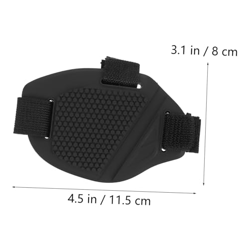 JEWEDECO 2 Stück Motorbike Schuhschutz aus Langlebigem Gummi Robustes Boot Cover für Motorrad Gangschaltung Schützt Schuhe vor Kratzern und Schmutz Beim Schalten Schwarz Einsetzbar von JEWEDECO
