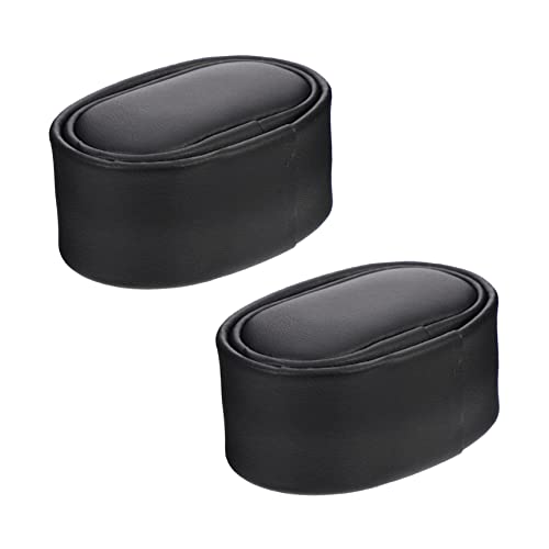 JEWEDECO 2 Stück PU Uhrenkissen Weiches Uhrenbeweger Kissen Automatikuhren Halter Mechanische Uhren Sammler Zubehör Praktisches Aufbewahrungspolster Schwarz von JEWEDECO