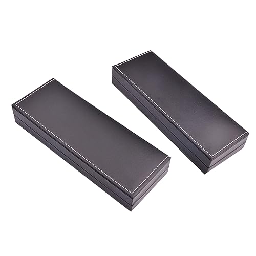 JEWEDECO Pu-Leder-stiftebox Schreibwarenbox Behälter Modisches Federmäppchen Tragbarer Geschäftspartner JEWEDECO Pu-Leder-stiftebox Schreibwarenbox Behälter Modisches Federmäppchen Tragbarer Geschäftspartner von JEWEDECO