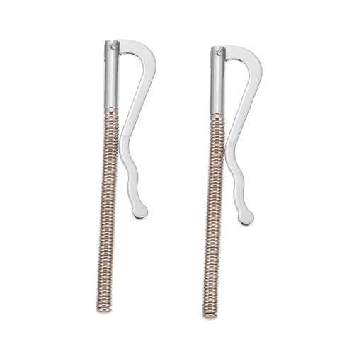 JEWEDECO 2 Stück Geldklammern Kartenhalter Federklammern Aus Strapazierfähigem Legierungsmaterial Für Schecks Bargeld von JEWEDECO