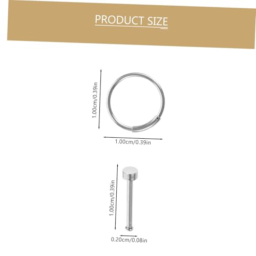 JEWEDECO 21 Stck Teiliges Edelstahl Nasenring Nasenpiercing Schmuck Hoops für Damen Einzigartiges Design Komfortabel Vielseitig Einsetzbar als für Geburtstag Weihnachten Party und von JEWEDECO