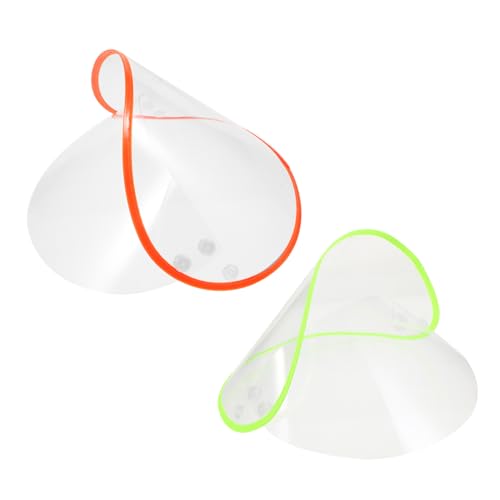 JEWEDECO 2stücke Transparente Regenhut-schirm-ersatz Für Regenponcho Wasserdichtes Zubehör -hutbrim Für Gesichtsschutz Für Outdoor-aktivitäten von JEWEDECO