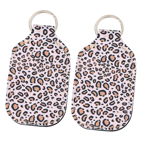 JEWEDECO 2stücke Schlüsselanhänger Flasche Bezug Praktischer Schlüsselring Aus Neopren Farbenfrohes Design Für Handtaschen Und Schlüssel von JEWEDECO