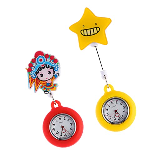 JEWEDECO 2St Schwesterntisch pro Watch Medical Watch Praktische Uhr Replica Watch Schmuckuhr Frauen Uhren Digitale Uhren Herrenuhren Krankenschwester Uhr Schwesternuhren für Damen Quarz von JEWEDECO